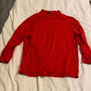 Mock neck long sleeve